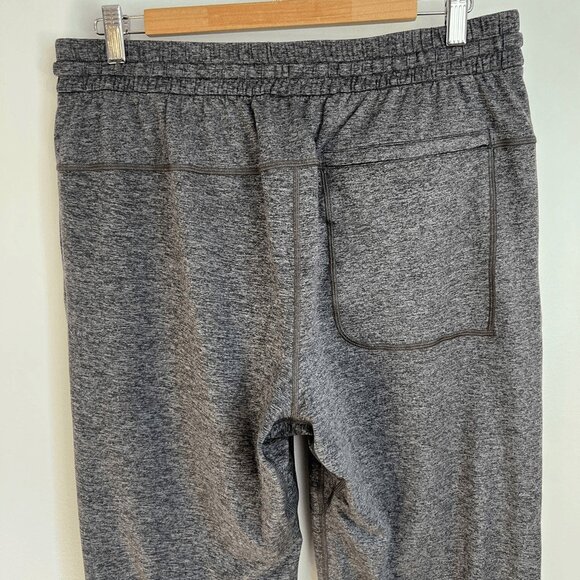 Lululemon Men's Size Large Heathered Grey Soft Jersey Jogger Pants Athleisure - Picture 8 of 12